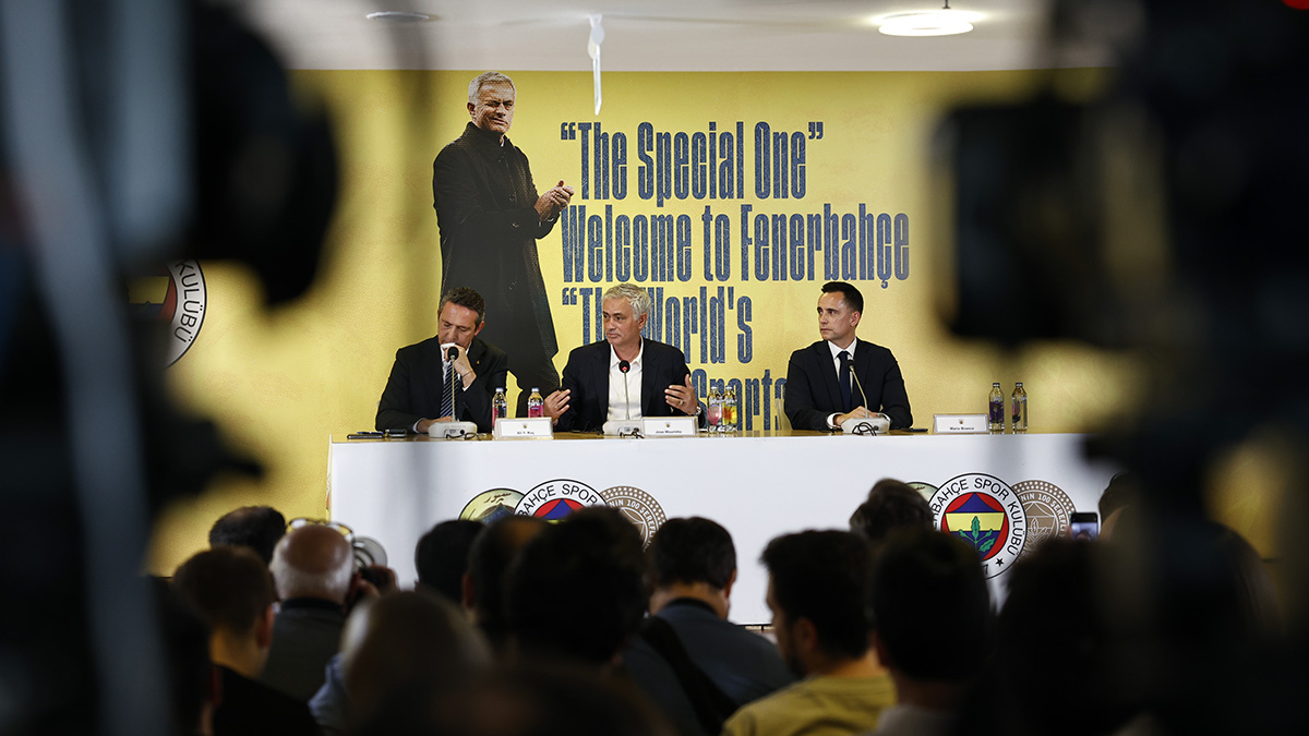 Teknik Direktörümüz Jose Mourinho: Sunulan proje beni etkiledi. Şimdi benim etki yaratma zamanım