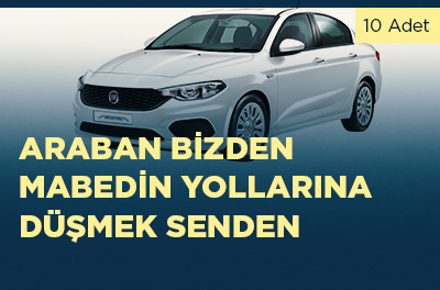 10 adet 2019 model, beyaz renk, Fiat Egea Sedan Easy 1.4 Fire 95 HP’den birini kazanma şansı!