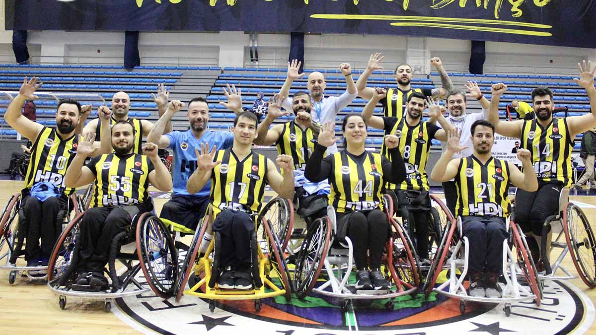 Fenerbahçe Tekerlekli Sandalye Basketbol Takımımız, şampiyonluk maçında Gazişehir Gaziantep ile karşılaşıyor