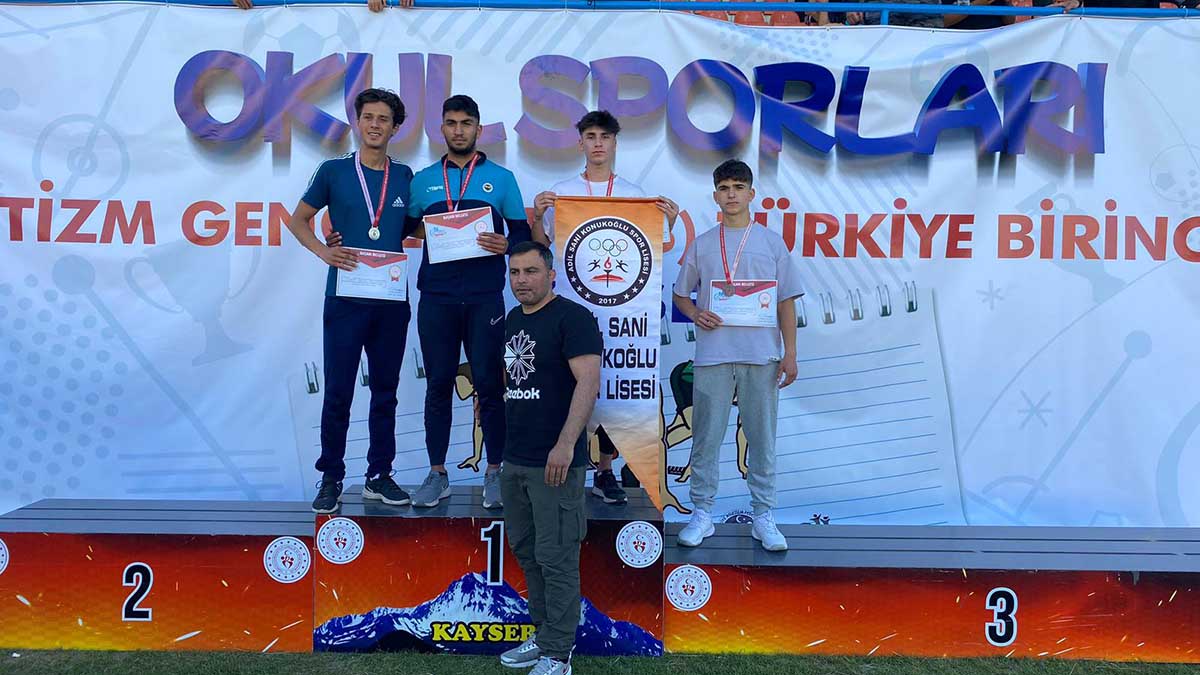 Atletlerimiz, Liseler Türkiye Şampiyonası’nda ilk günü şampiyonluklarla geride bıraktı