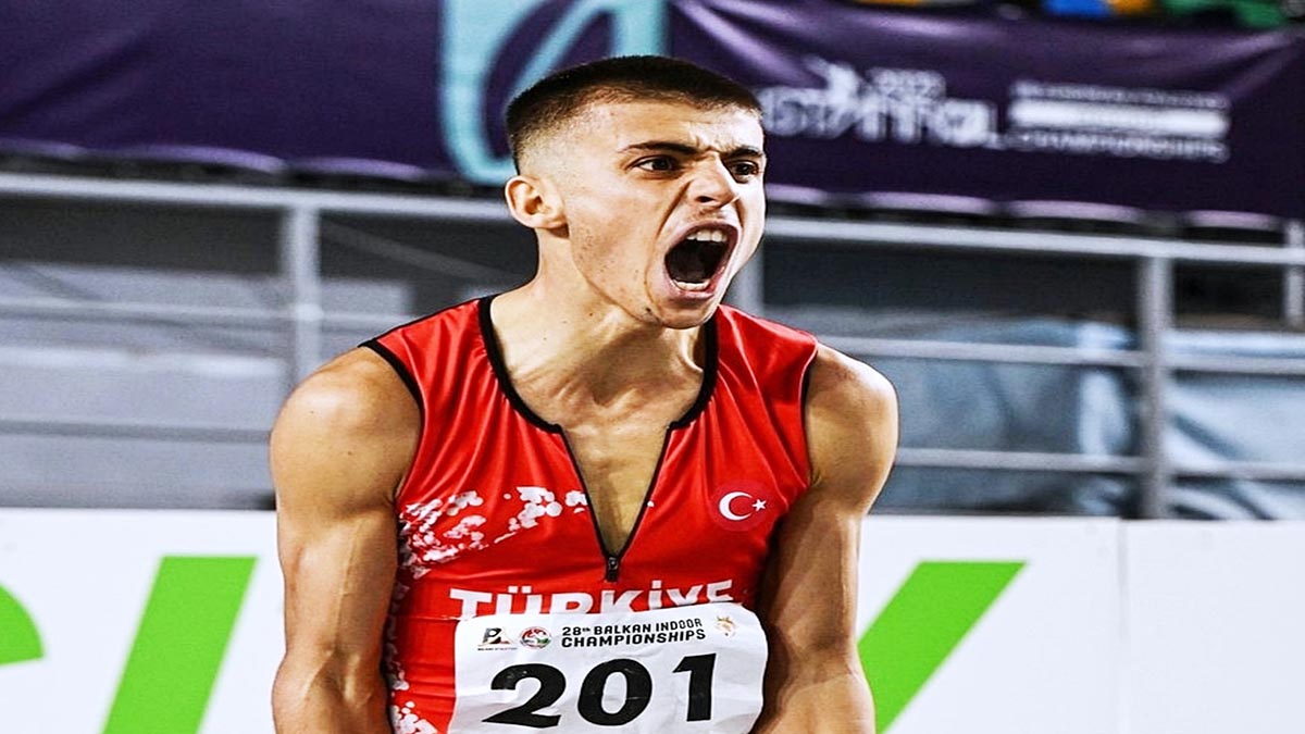 Milli atletimiz Ömer Faruk Bozdoğan’ndan Stuttgart’ta iki Türkiye rekoru