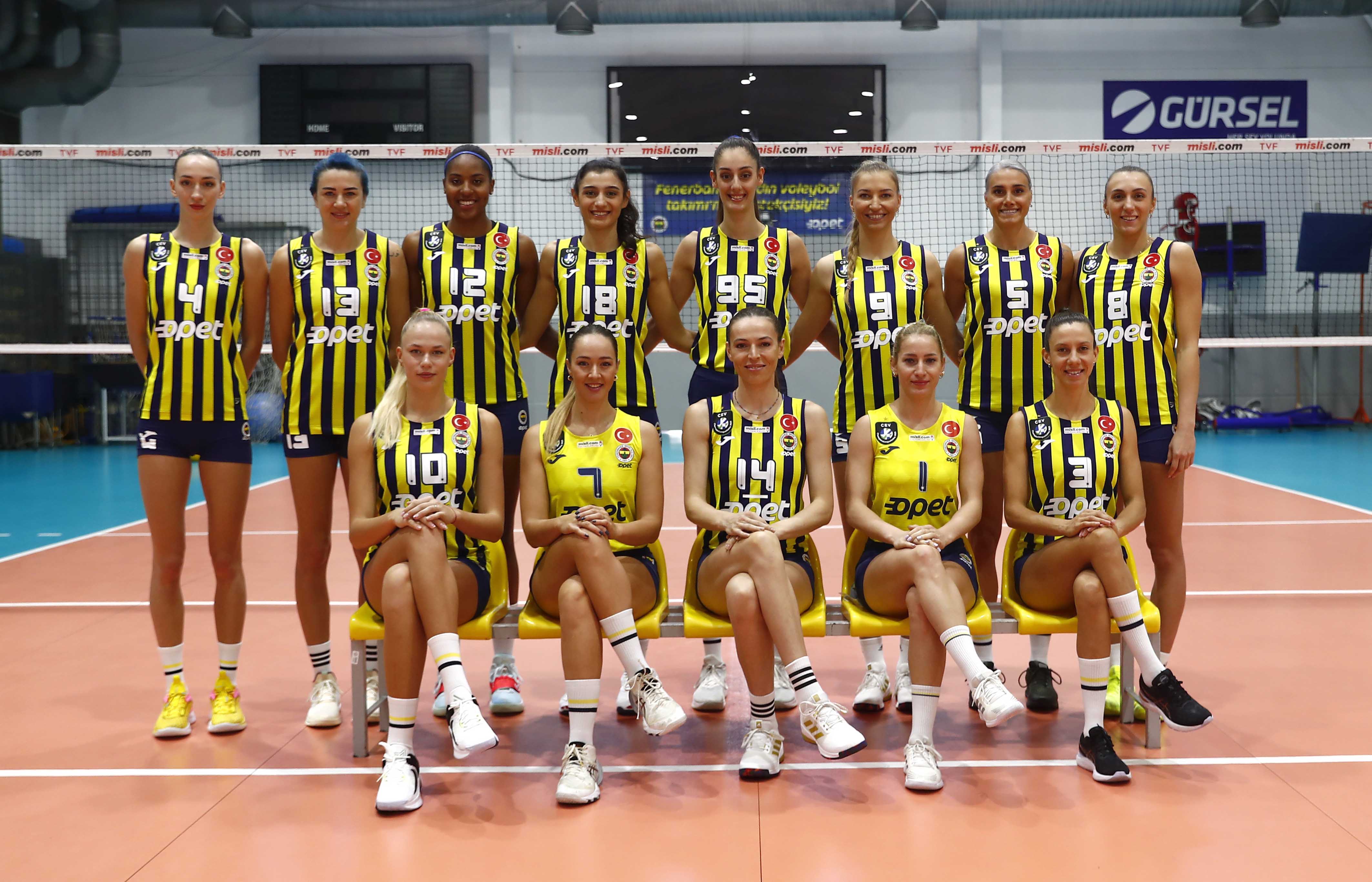 Волейбол Турция состав женской команды Фенербахче на 2023 2024г.
