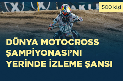Dünya Motocross Şampiyonası'nı Yerinde İzleme Şansı