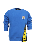Çocuk Mavi Tribün Fermuar Detaylı Sweatshirt