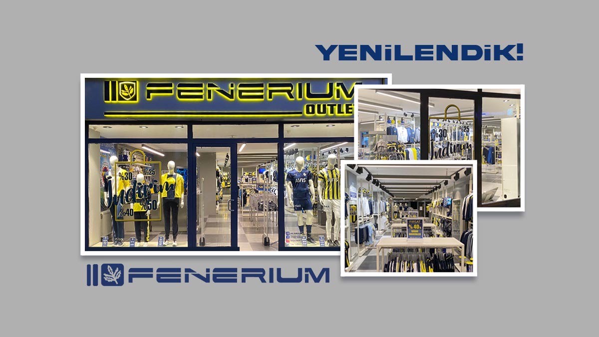 İçerenköy Fenerium Outlet Mağazamız yenilendi!